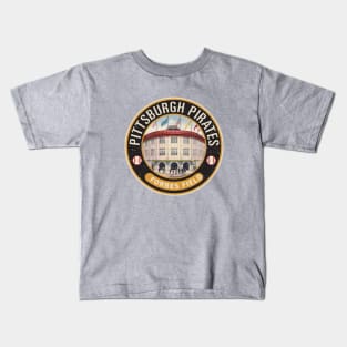 Pittsburgh Pirates Patch by Buck Tee Kids T-Shirt